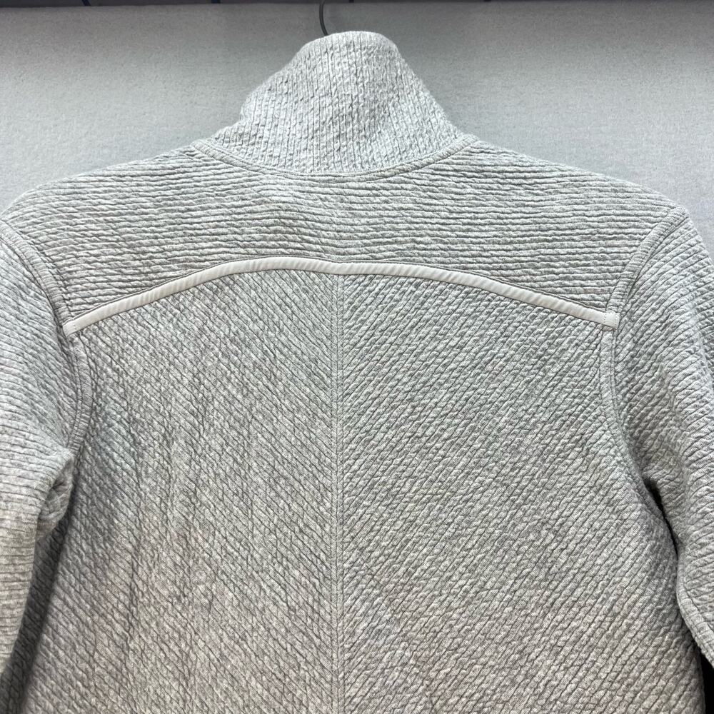 Lululemon Jacket Women's 2 Light Gray On Repeat Full Zip Textured Athleisure - Picture 10 of 12